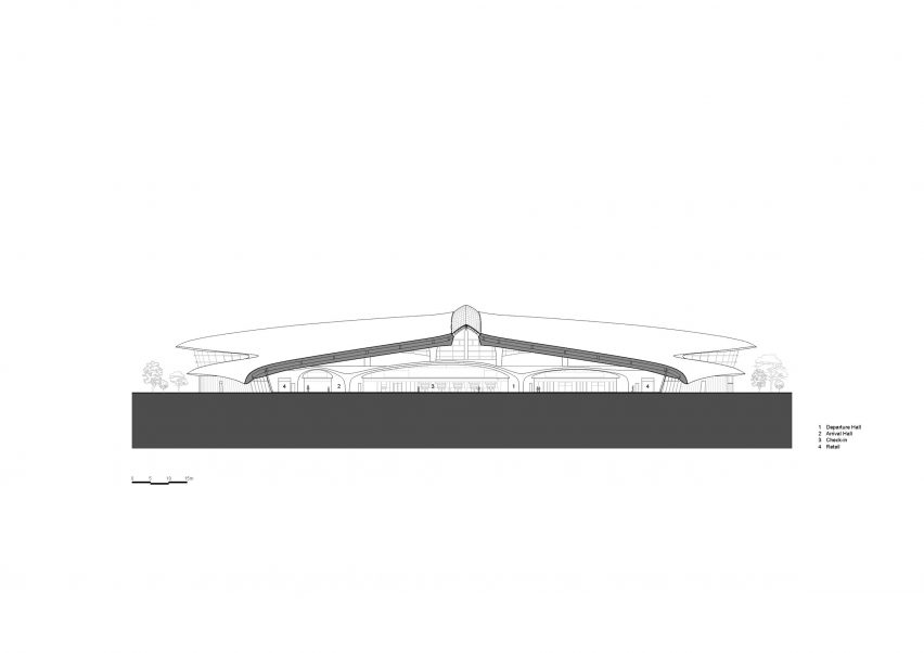 Section of Lishui Airport by MAD