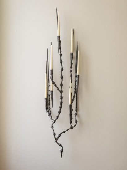 Spindly candelabra by Barnaby Lewis