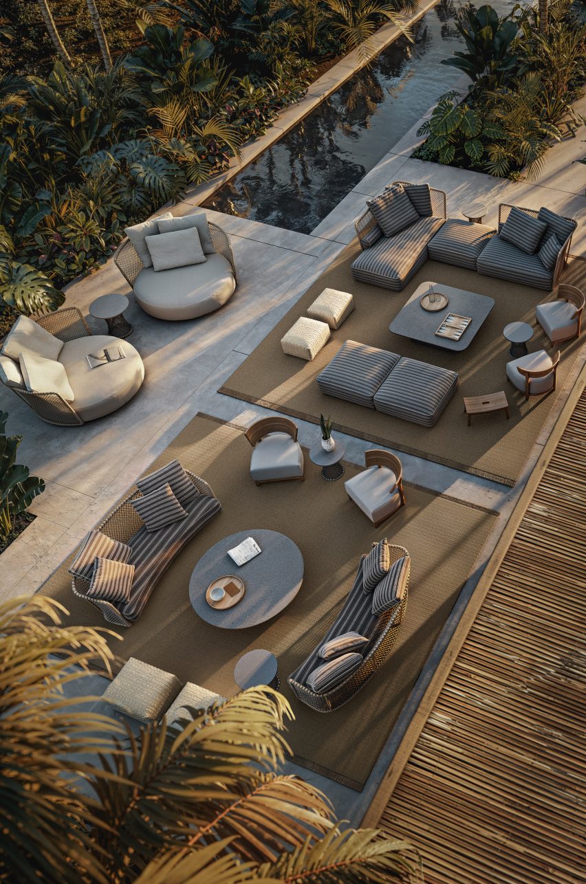Oasis seating system by Antonio Citterio for Flexform