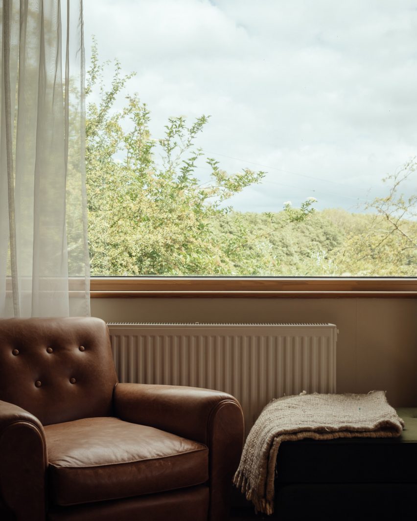 Living room window in Orchard House