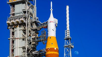 Orion on launchpad