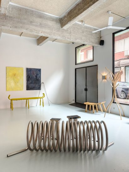 Spring Bench on display at Madrid Design Festival