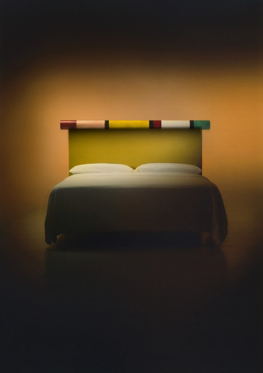 Rosary headboard by India Mahdavi for Bolzan