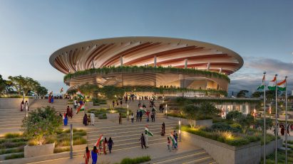 Tennis centre at the Sardar Vallabhbhai Patel Sports Enclave