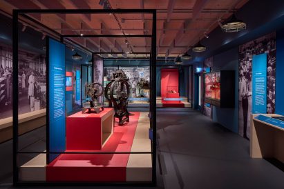 Museum interior in Somerset