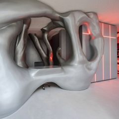 Sinners Inc tattoo parlour in Aarhus, Denmark designed by KIDZ Studio