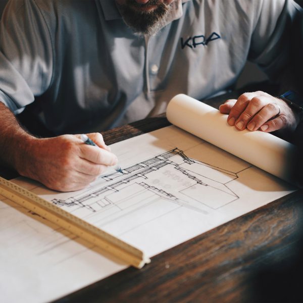 Architect drawing