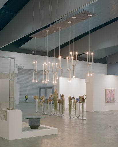 U lights and vases, by Anna Varendorff, Melbourne Art Fair Futureobjekt