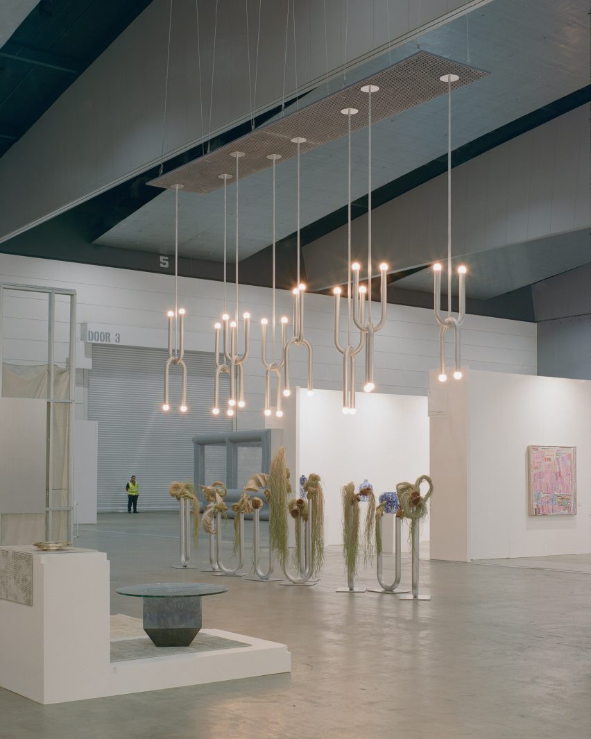 U lights and vases, by Anna Varendorff, Melbourne Art Fair Futureobjekt