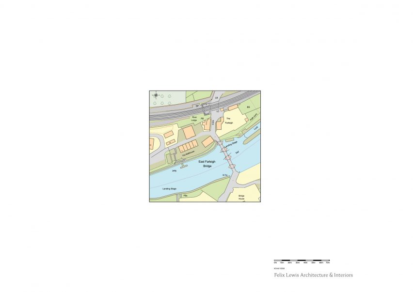 Site plan of The Works by Felix Lewis Architects