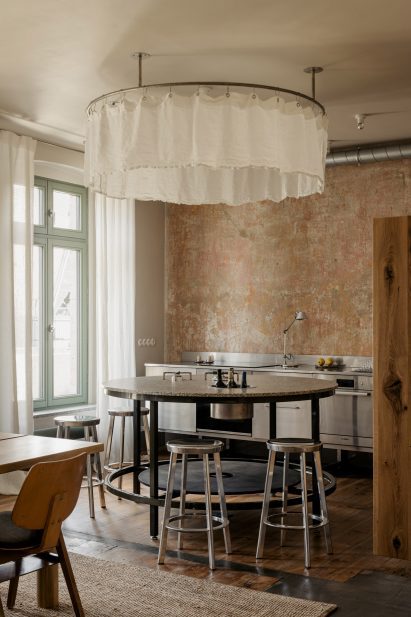 Kitchen interior at P81 House by Wiercinski Studio