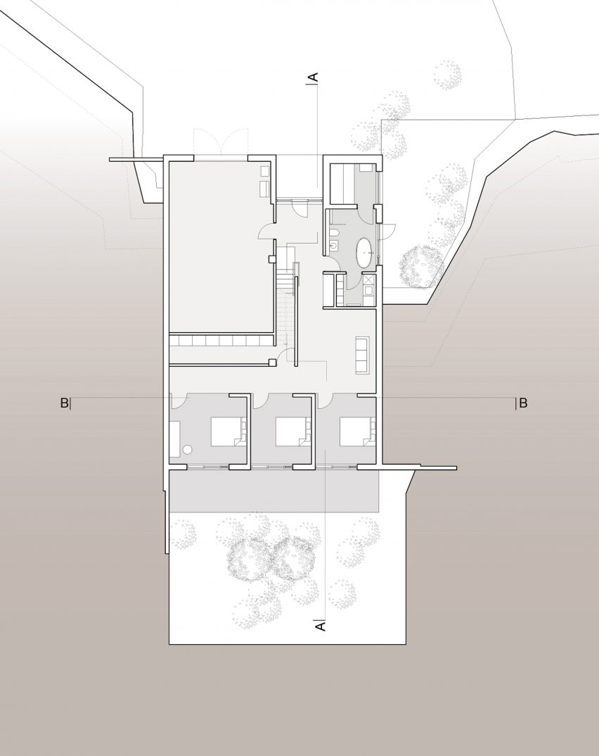 Plan of Swan Nest by Yrki Arkitektar