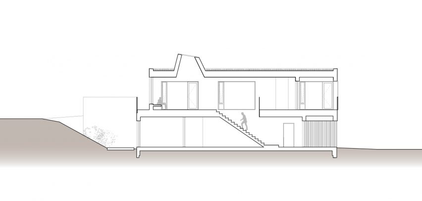 Section of Swan Nest by Yrki Arkitektar