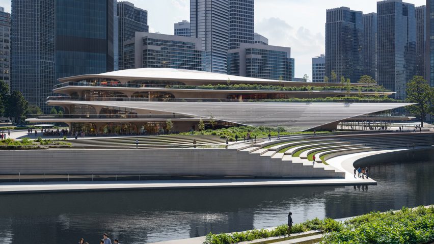 Qiantang Bay Cultural District by Zaha Hadid Architects