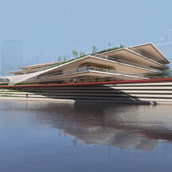 Qiantang Bay Cultural District by Zaha Hadid Architects