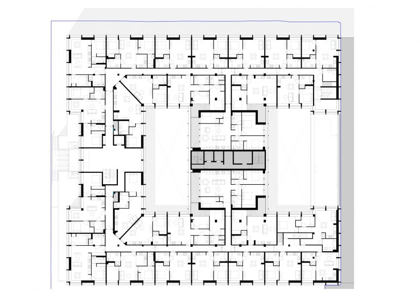 Second floor plan of Zodiac by ShedKM