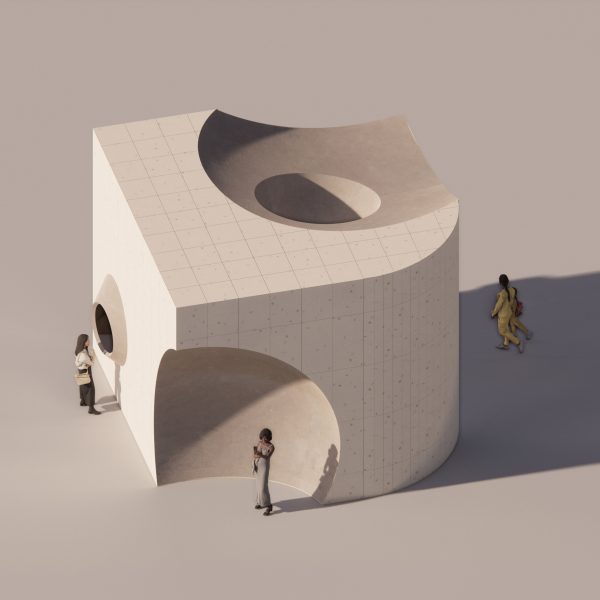 Render of large structure