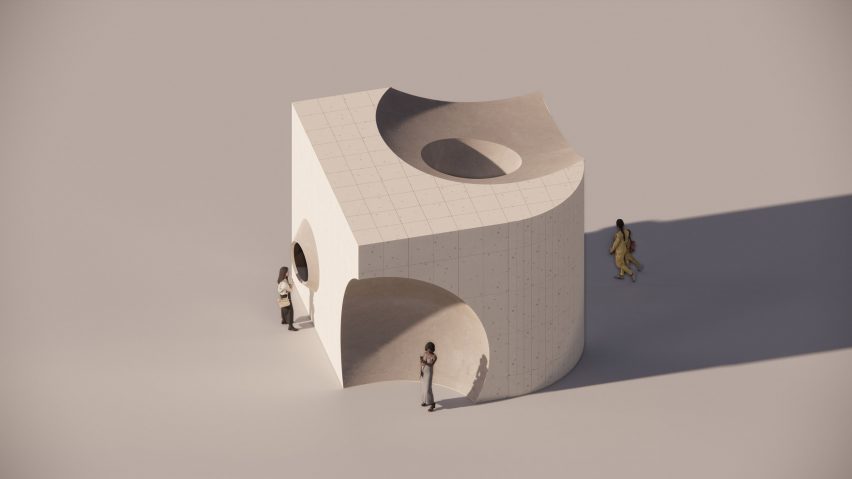 Render of large structure