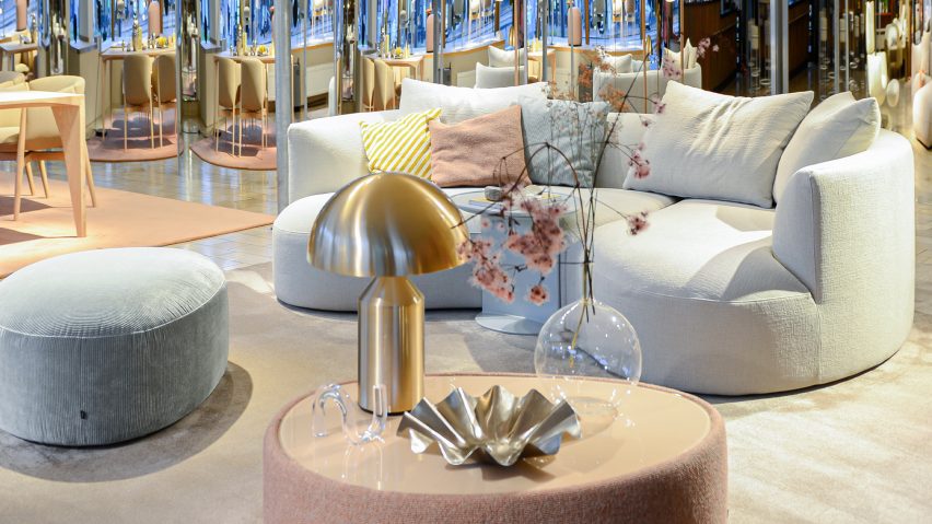Siwa sofa showcased at Cor Apartment