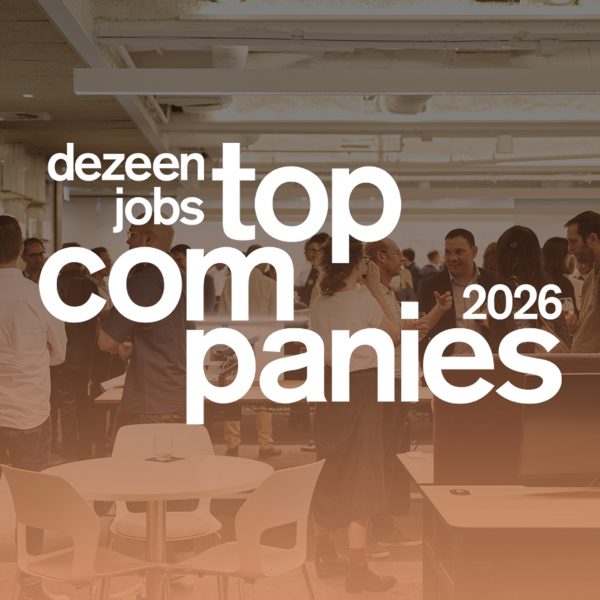 Dezeen Jobs top companies graphic