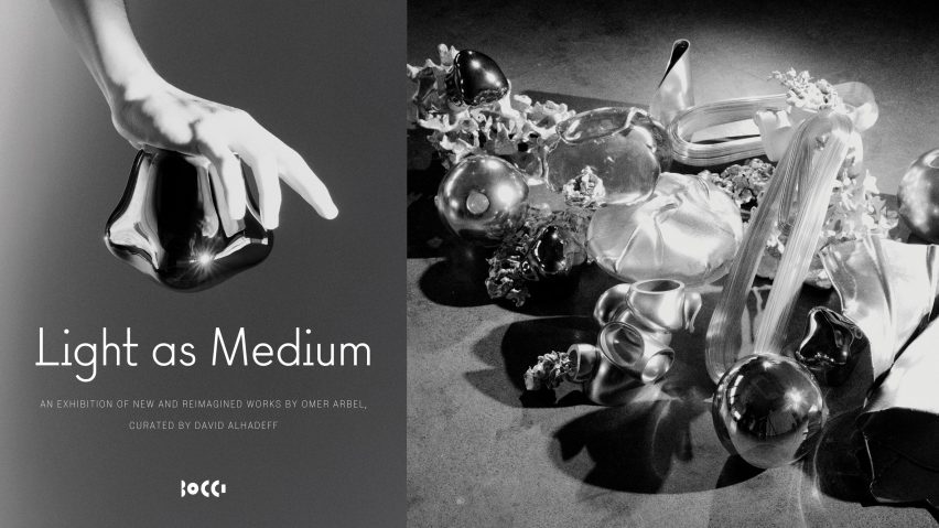 Graphics for Bocci exhibition Light as Medium