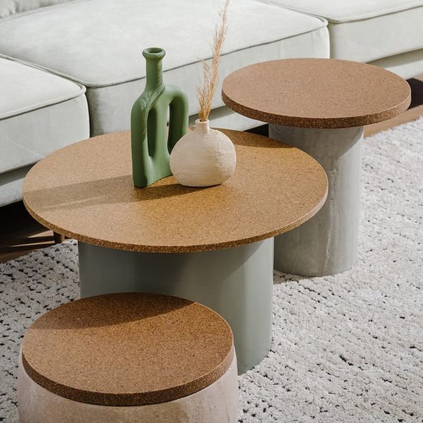 Photo of wooden nesting tables
