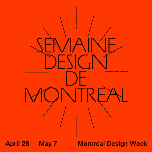 Graphic for Montreal Design Week 2026