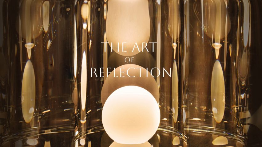 Lighting product displayed as part of Occhio exhibition