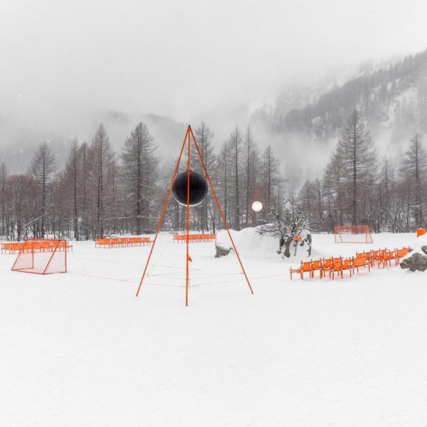 Modular portable footbill pitch by Nike
