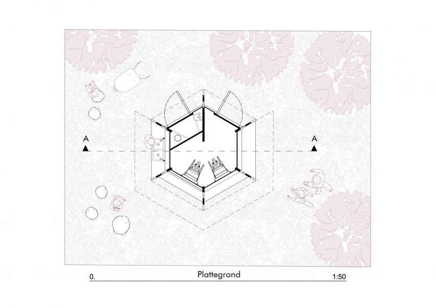 Plan of Bolster by Walden Studio