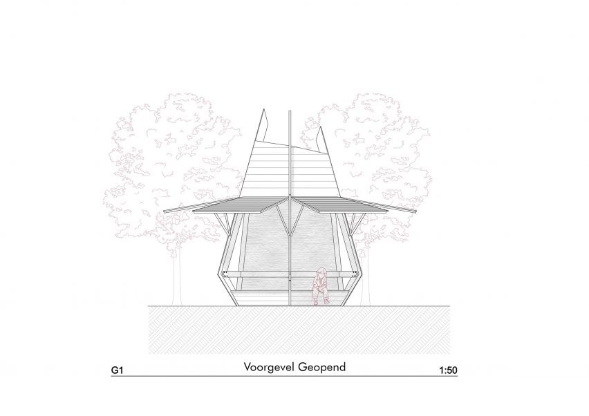 Elevation of Bolster by Walden Studio