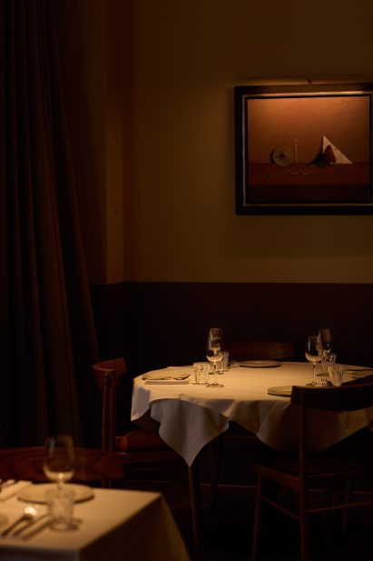 Table in Burro restaurant designed by Day Studio