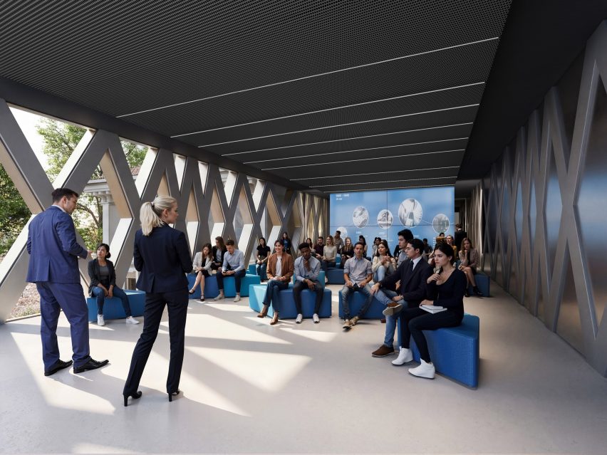 Interior of Buzzi Heritage Cultural Centre by Carlo Ratti Associati