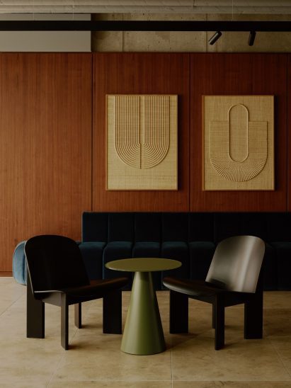 Seating area in co-working space