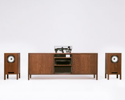 Sideboard and speakers