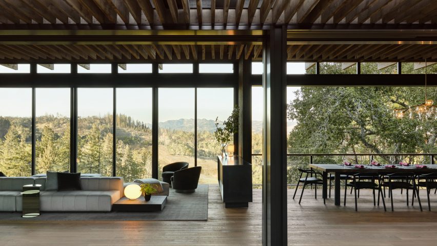 a room in tones of brown