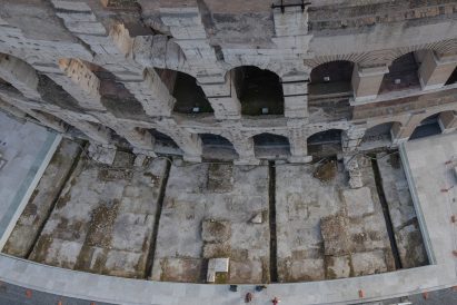 An archaeological window in Rome