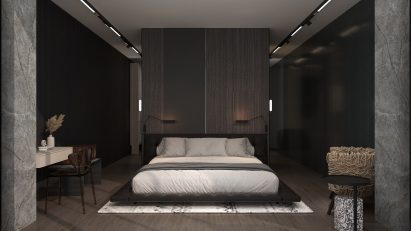 Hotel Room – Hospitality and Office Space Design by Valeriia Sharhorodska