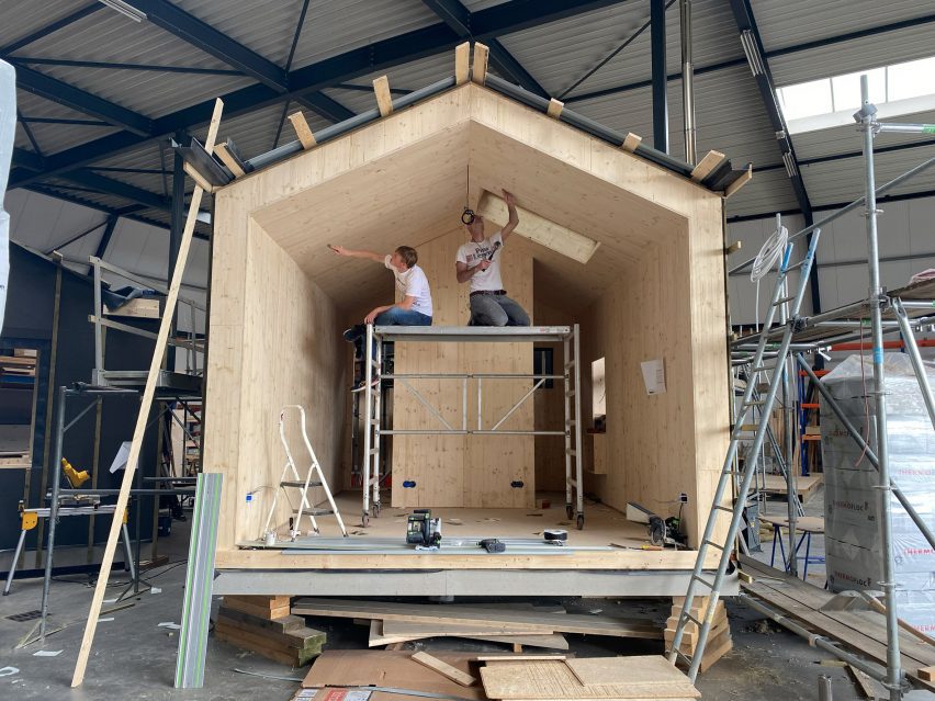 Construction of units at factory