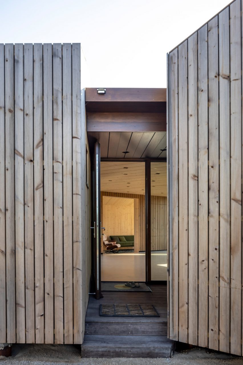 Primary entrance of home