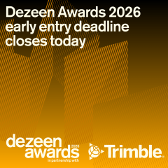 Dezeen Awards 2026 early entry deadline closes today