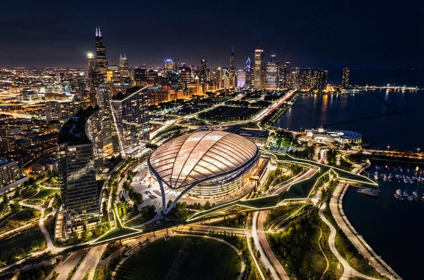Chicago Bears concept rendering
