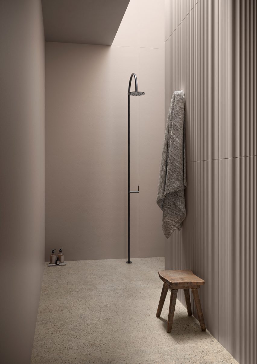 Elements Texture Canneté tile by Casalgrande Padana