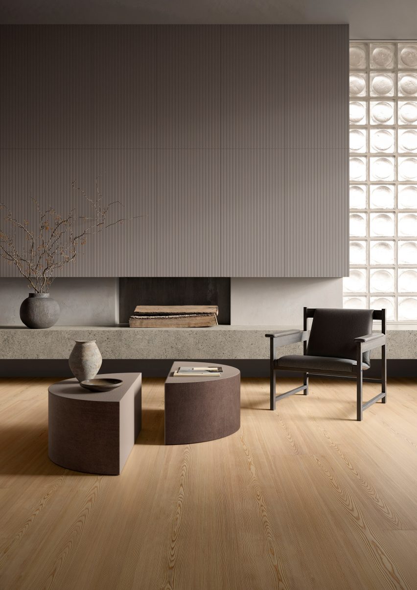 Elements Texture Canneté tile by Casalgrande Padana