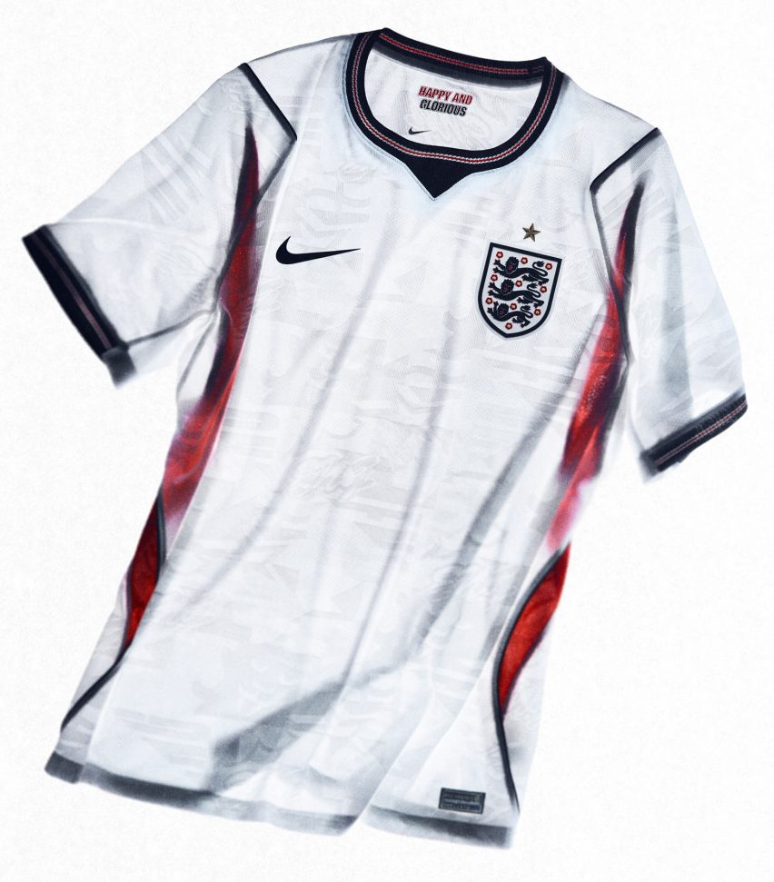 England World Cup football kit