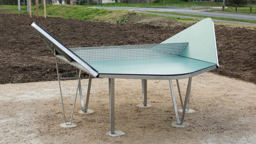 Dezeen Debate features “genius” unconventional table tennis equipment