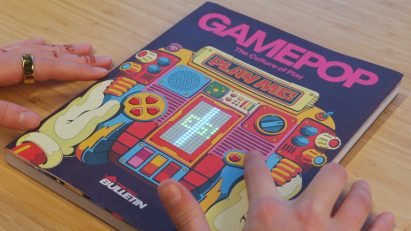 Playable Tetris cover of GamePop magazine by Red Bull and Kevin Bates