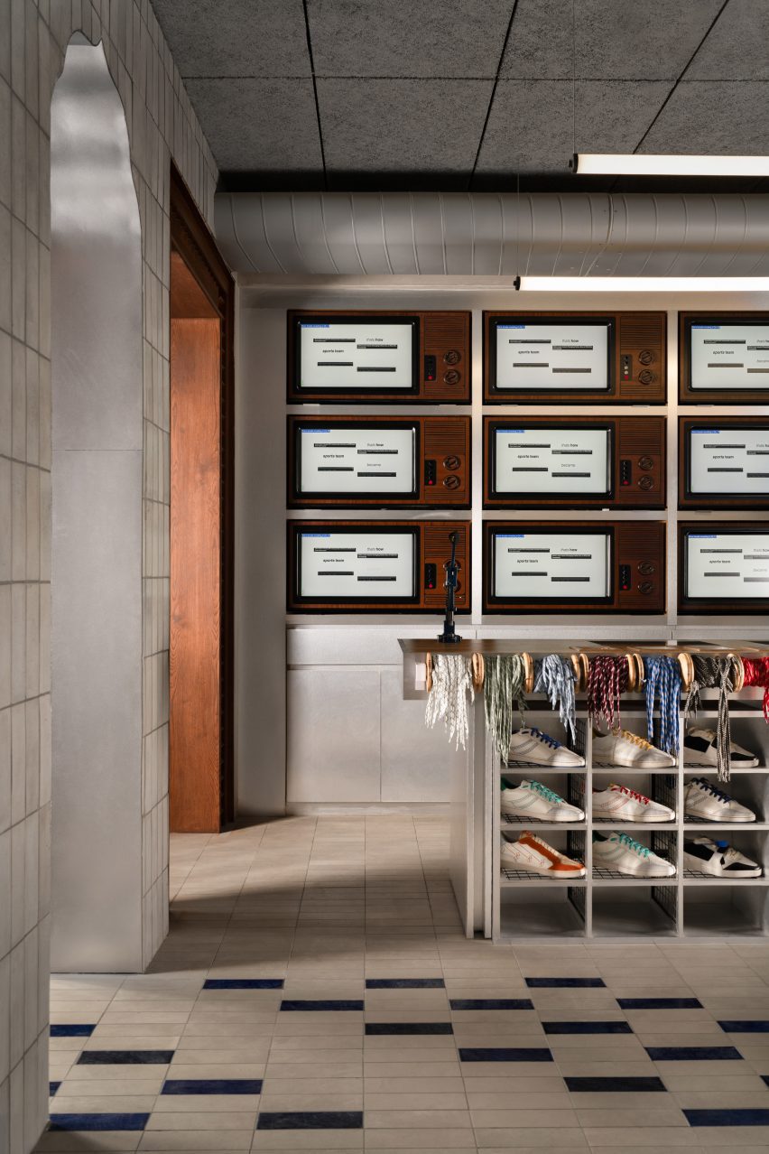 Interiors of the Gully Labs store in New Delhi by The Melange Studio