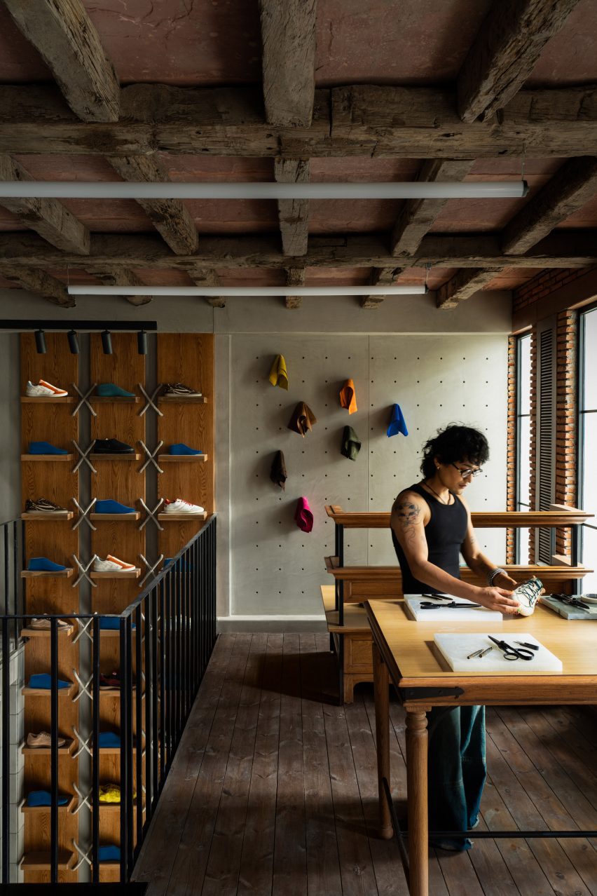 Interiors of the Gully Labs store in New Delhi by The Melange Studio