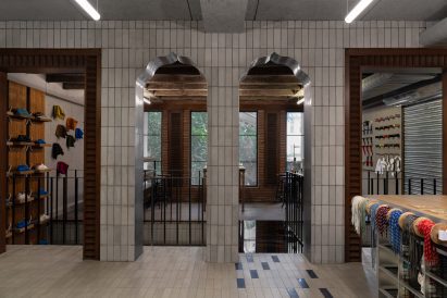 Interiors of the Gully Labs store in New Delhi by The Melange Studio